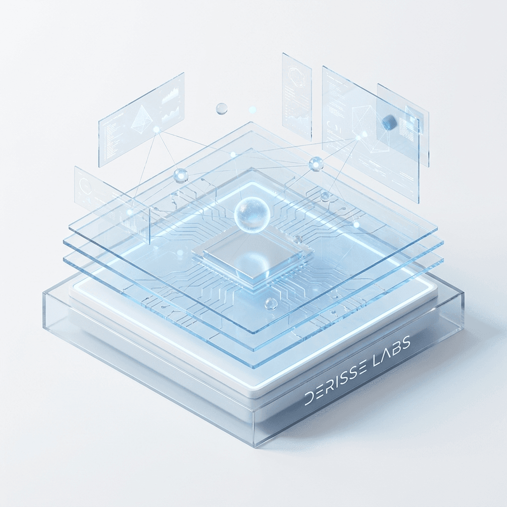 Abstract Derisse Labs product illustration